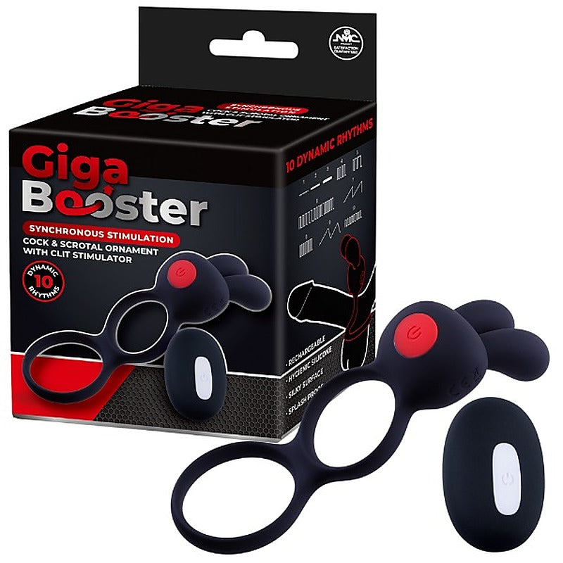 Giga Booster Cock & Scrotal Ornament By Nanma Corporation - Vibrating Cock Rings