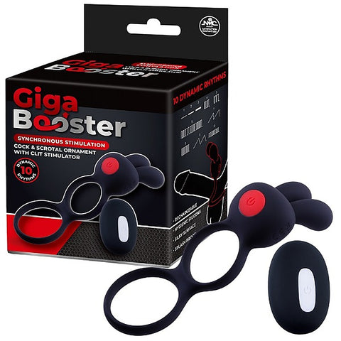 Giga Booster Cock & Scrotal Ornament By Nanma Corporation - Vibrating Cock Rings