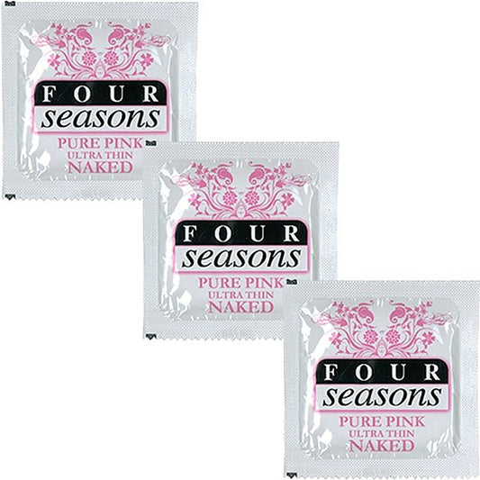 Naked Pure Pink Ultra Thin Condoms 144 Pack By Four Seasons - Condoms