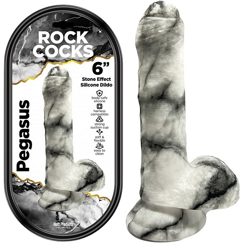 Rock Cocks Pegasus Textured Realistic Dildo By Hott Products - Realistic Dildos