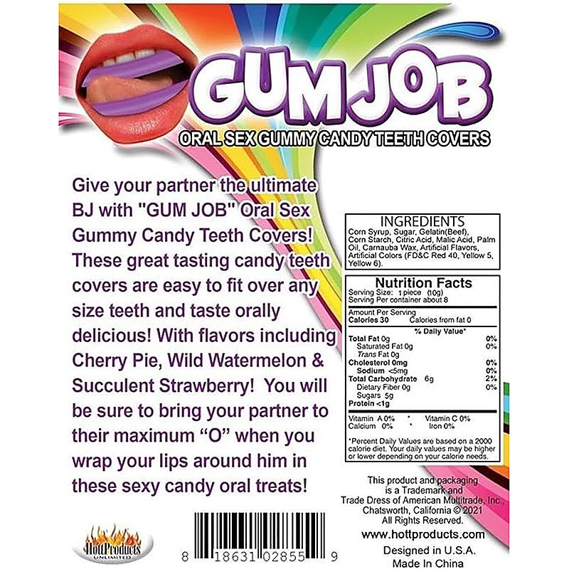 Gum Job Oral Sex Candy Teeth Covers By Hott Products - Party Gifts and Novelties