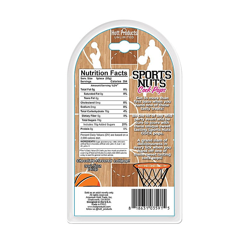 Sports Nuts Cock Pop by Hott Products - Party Gifts and Novelties