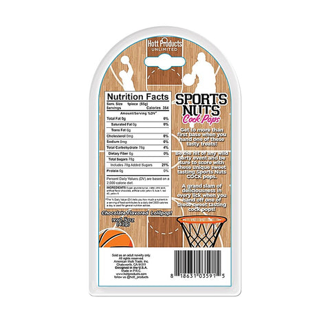 Sports Nuts Cock Pop by Hott Products - Party Gifts and Novelties