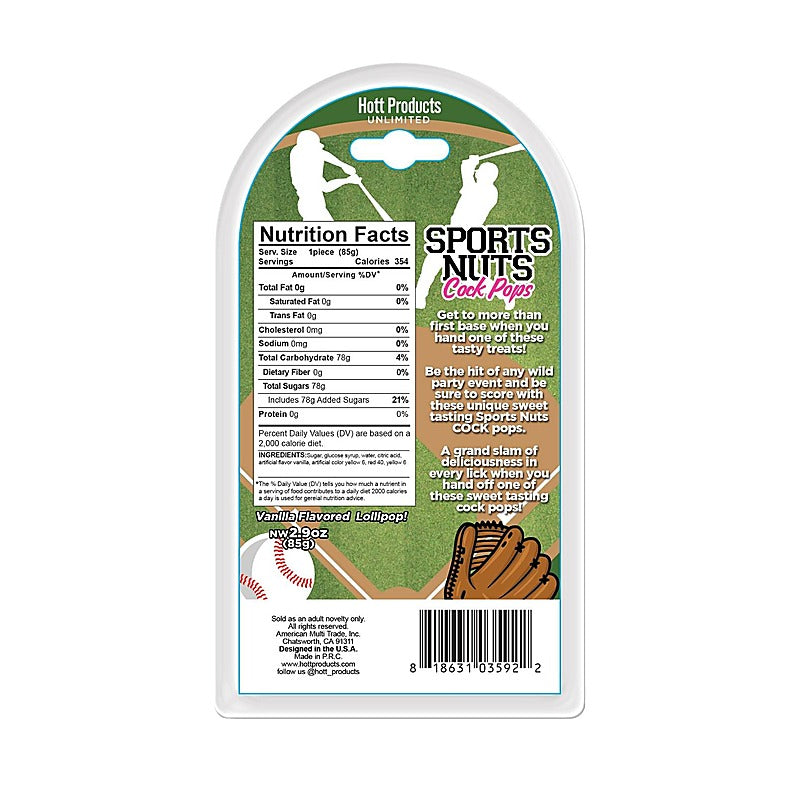 Sports Nuts Cock Pop by Hott Products - Party Gifts and Novelties