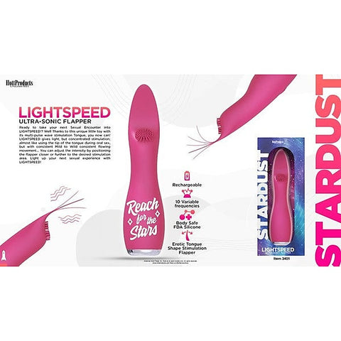 Lightspeed Ultrasonic Flapper By Stardust - G-Spot Vibrators