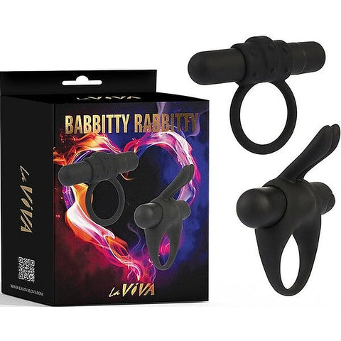Babbitty Rabbitty Stretchy Silicone Cock Ring By La Viva - Stretchy Cock Rings