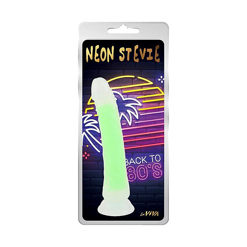 Neon Stevie 8.4 Inches Silicone Dildo By Pipedream Products - Realistic Dildos