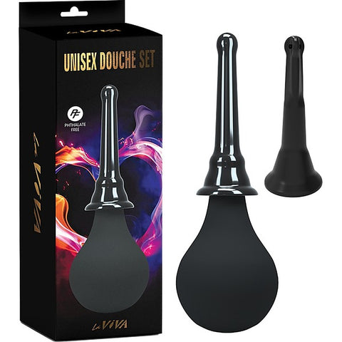 Unisex Silicone Douche Set by La Viva - Enemas and Douches