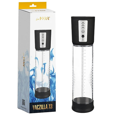 Vaczilla X8 USB Electronic Penis Pump With Quick Release Valve