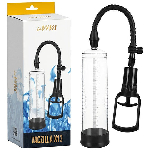 Vaczilla X13 Master Grip Latex Free Finger Pull Mens Penis Pump