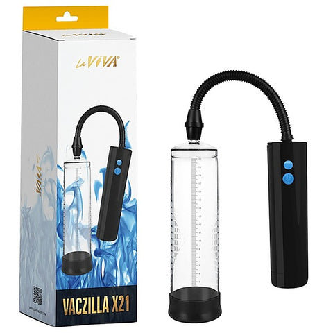 Vaczilla X21 Rechargeable 3 Speed Cylinder Penis Pump