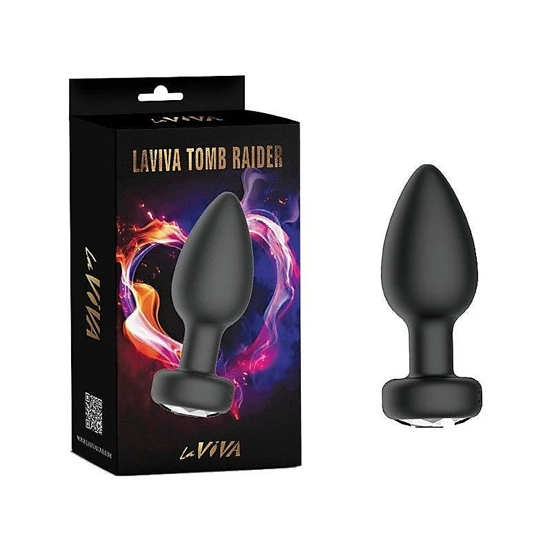 La Viva Tomb Raider App Control Butt Plug Black - Butt Plugs