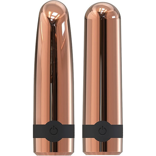 La Viva Quake Ammo 10 Function Bullet Vibrator Rose Gold - Bullet Vibrators