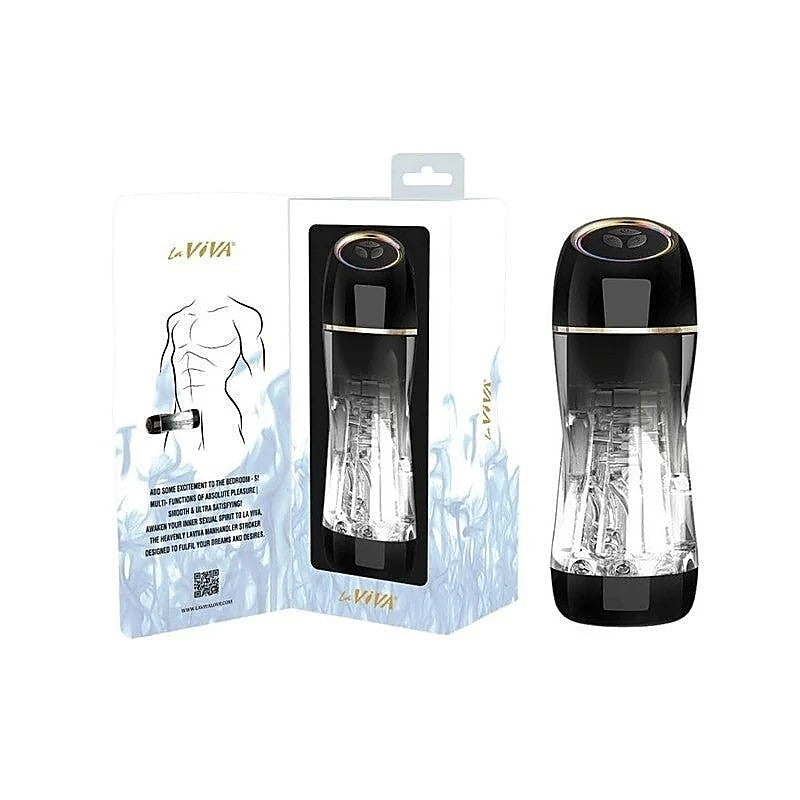 Manhandler Multi-Function Rotating Male Stroker By La Viva - Masturbators and Strokers