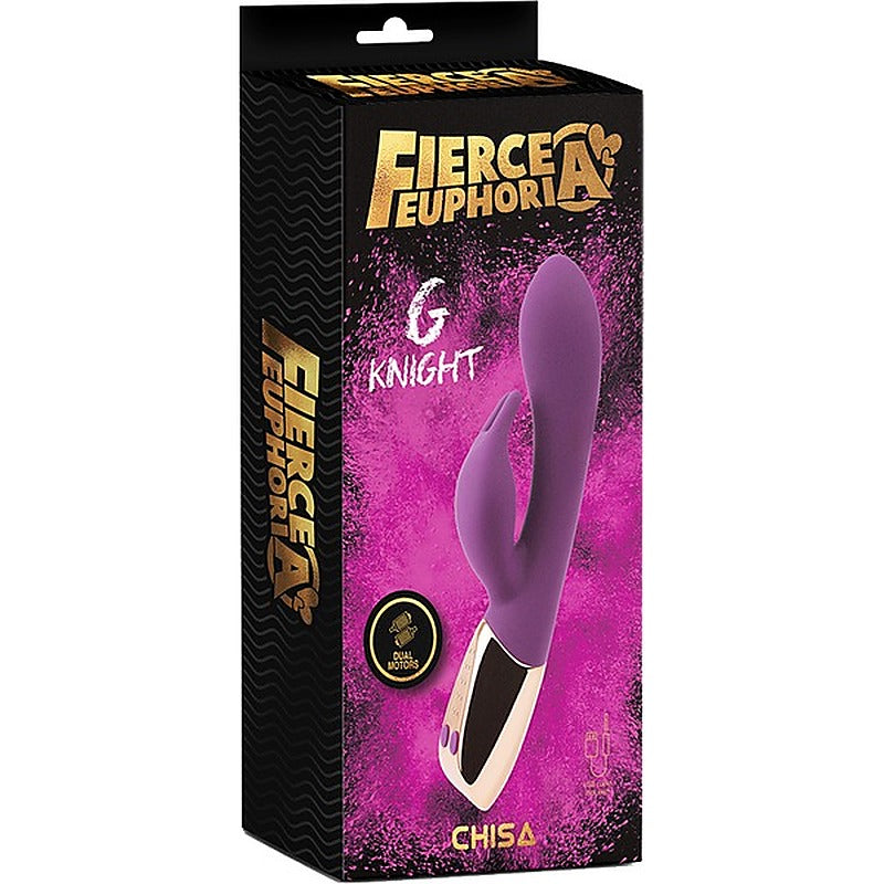 Fierce Euphoria G Knight Dual Motor Multi Function Rabbit Vibrator - Rabbit Vibrators