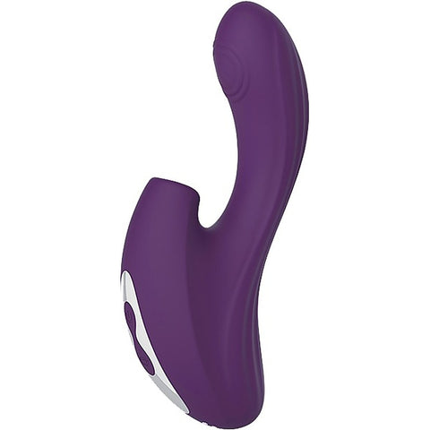 La Viva Zirconia Sucking & Knocking Rabbit Vibrator Purple