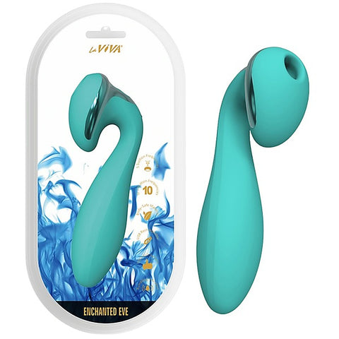 La Viva Enchanted Eve Clitoral Suction Vibrator Blue