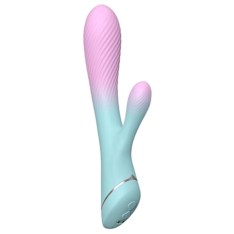 La Viva Tinker Bell USB Rechargeable Rabbit Vibrator Pink / Blue - Rabbit Vibrators