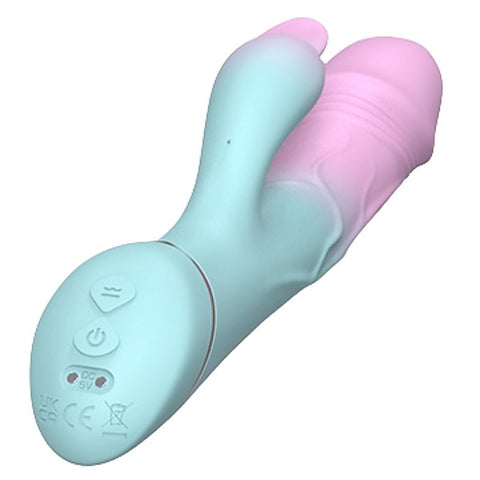 La Viva Peri Winkle USB Rechargeable Rabbit Massager Pink / Blue