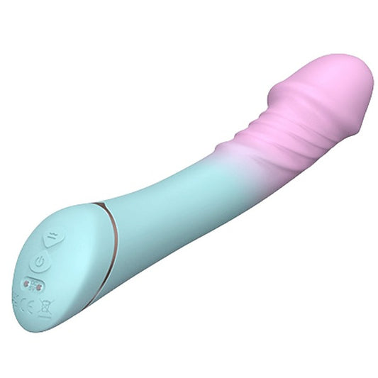 La Viva Rosetta Rechargeable Waterproof G Spot Vibrator Pink / Blue - G-Spot Vibrators