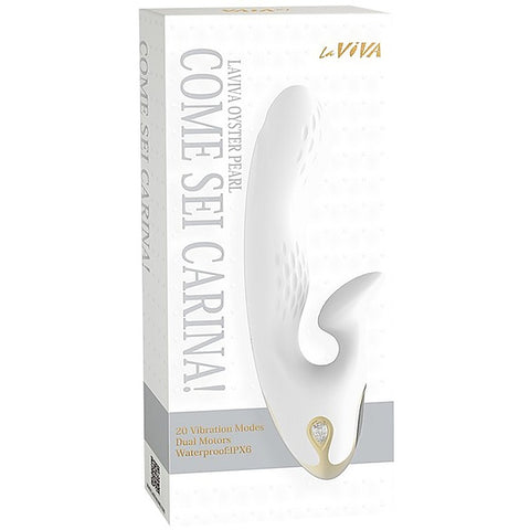 La Viva Come Sei Carina 20 Mode Dual Motor Rabbit Vibrator White