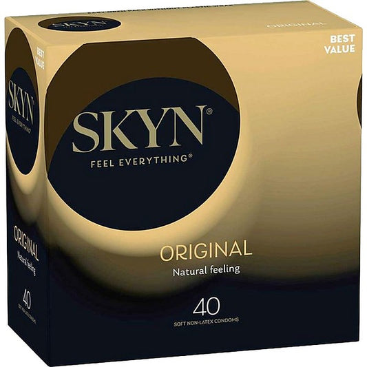 Skyn Original Natural Feeling Non-Latex Condoms By Ansell - Condoms