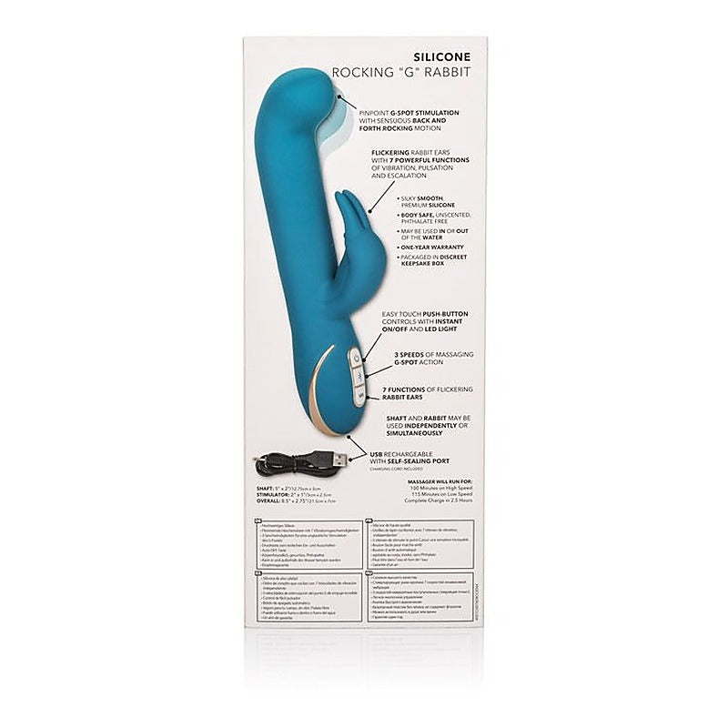 Premium Jack Rabbit Signature Silicone Rocking G-Spot Vibrator - Rabbit Vibrators