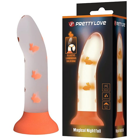 Pretty Love Magical Nightfall Realistic Dildo Orange - Realistic Dildos