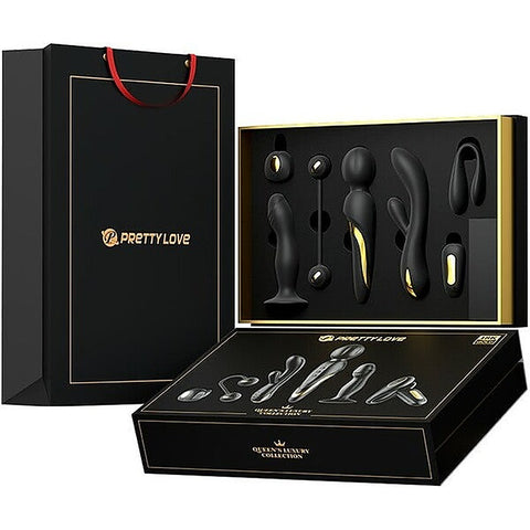 Pretty Love Mini Queens Luxury Collection Adult Toy Set Black - Sex Kits