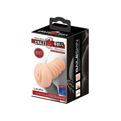 Crazy Bull Laura Realistic Vagina Male Masturbator Flesh