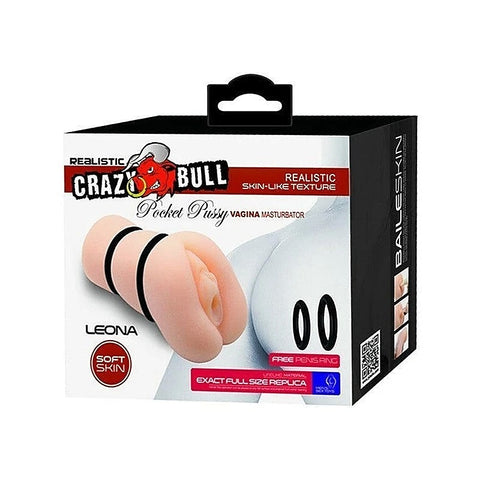 Crazy Bull Leona Pocket Pussy Mens Pleasure Stroker