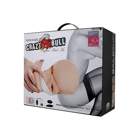 Crazy Bull Rose Vagina & Anal Realistic Male Masturbator Flesh - Realistic Butts And Vaginas