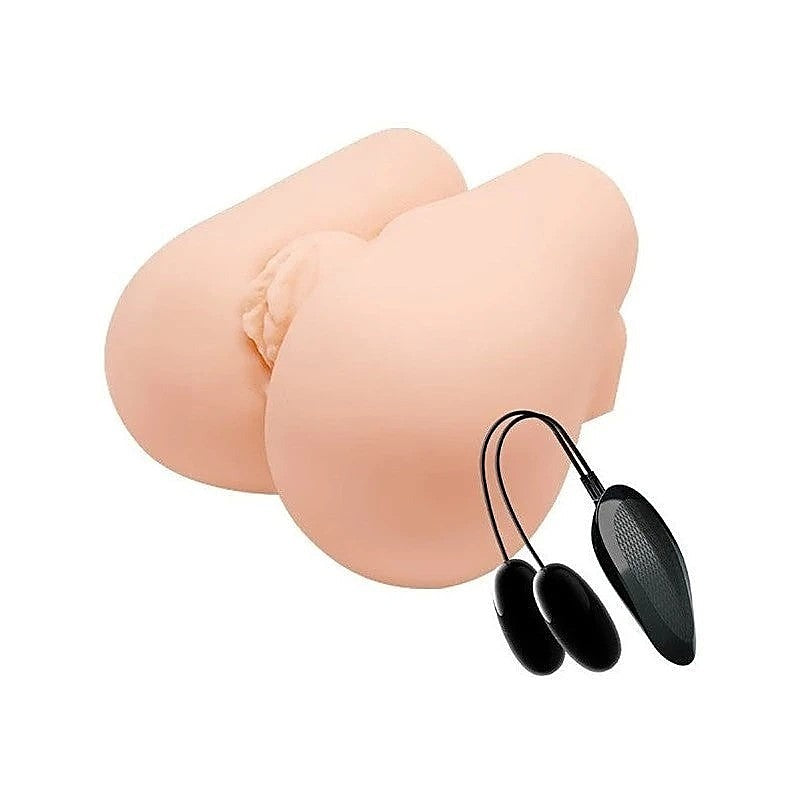 Crazy Bull Missionary Vagina & Anal Hand Held Masturbator Flesh - Realistic Butts And Vaginas