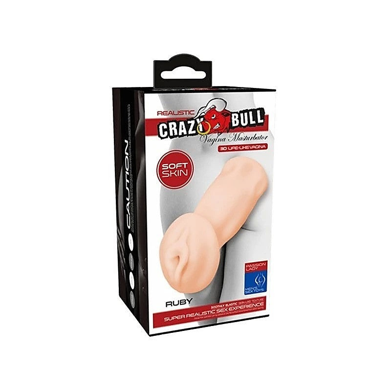 Crazy Bull Ruby Realistic Feel Vagina Masturbator Flesh - Realistic Butts And Vaginas