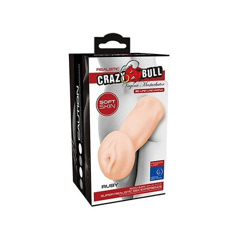 Crazy Bull Ruby Realistic Feel Vagina Masturbator Flesh - Realistic Butts And Vaginas