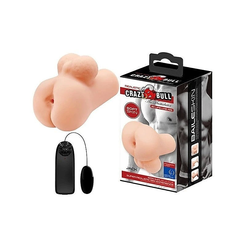Crazy Bull Vibrating Jack Realistic Ass Masturbator Flesh - Realistic Butts And Vaginas
