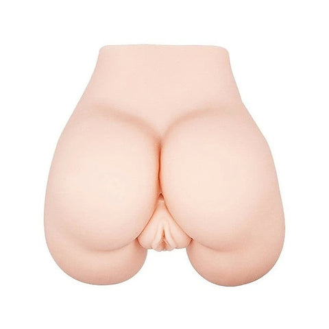 Crazy Bull Back door Vibrating Vagina & Anal Stimulator Flesh - Realistic Butts And Vaginas