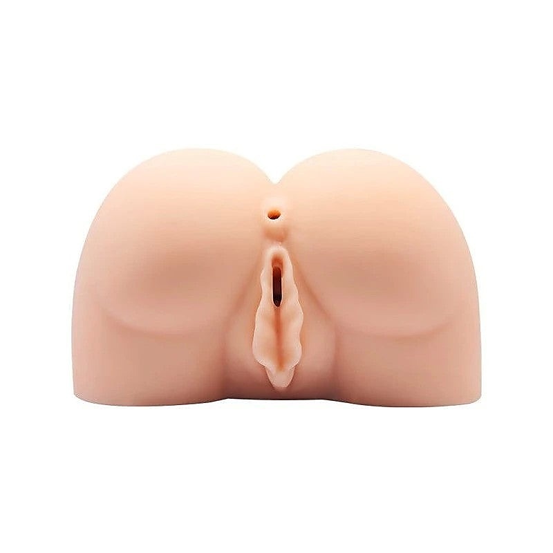 Crazy Bull Doggy Style Vibrating Vagina & Anal Stimulator Flesh - Realistic Butts And Vaginas
