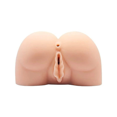 Crazy Bull Doggy Style Vibrating Vagina & Anal Stimulator Flesh - Realistic Butts And Vaginas