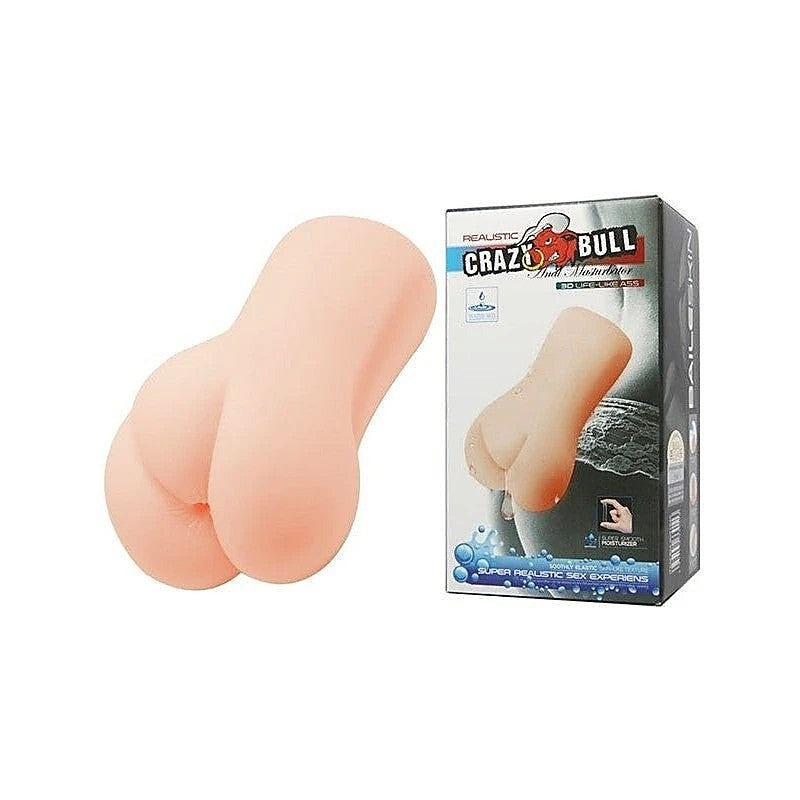 Crazy Bull Water Activated 3D Life Like Ass Male Masturbator Flesh - Realistic Butts And Vaginas