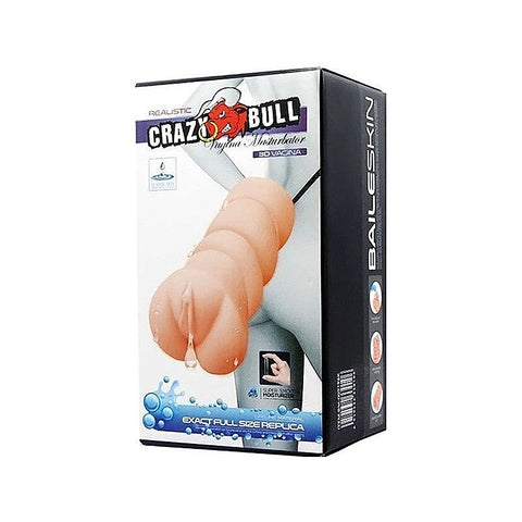 Crazy Bull Water Activated 3D Life Like Vagina Mens Masturbator Flesh - Realistic Butts And Vaginas