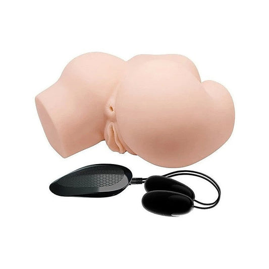 Crazy Bull Double Pleasure Realistic Vagina & Anal Stimulator Flesh - Realistic Butts And Vaginas
