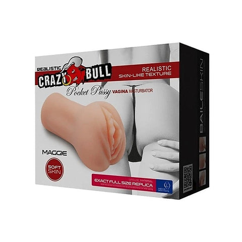 Crazy Bull Maggie Ultra Real Genuine Pocket Pussy Male Masturbator Flesh