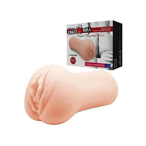 Crazy Bull Maggie Ultra Real Genuine Pocket Pussy Male Masturbator Flesh