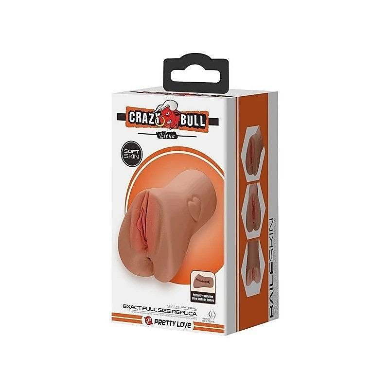 Crazy Bull Elena Exact Full Size Replica Male Masturbator Tan - Realistic Butts And Vaginas