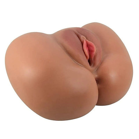 Crazy Bull Luna Vibrating Realistic Vagina and Anus Masturbator - Realistic Butts And Vaginas