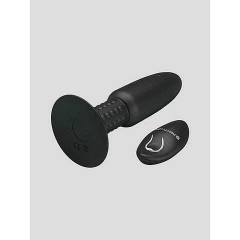 Pretty Love Rechargeable Beaded Anal Plug For Extra Romance Black - Butt Plugs