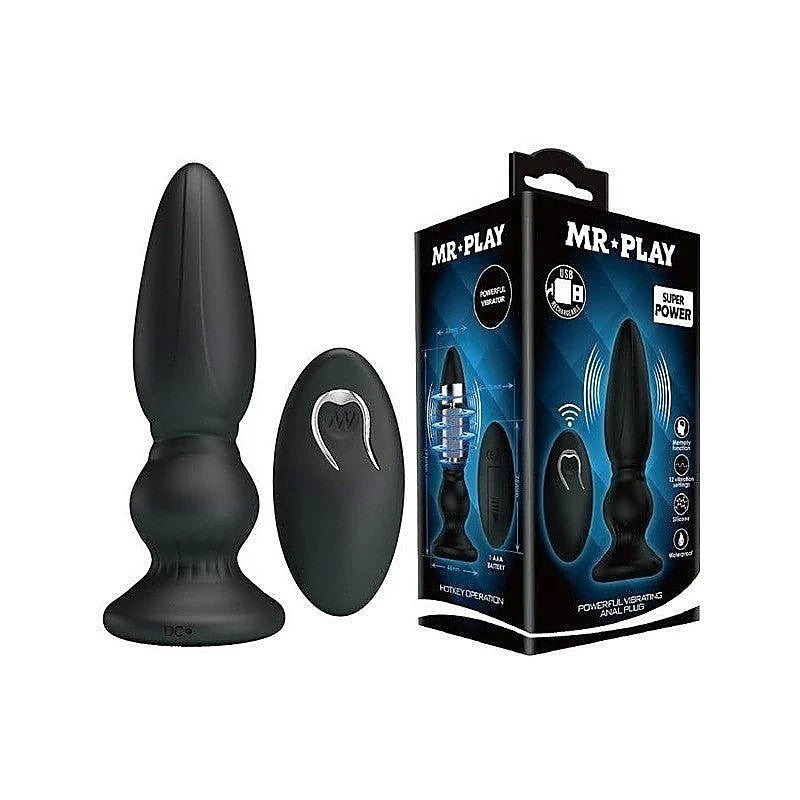 Mr Play Powerful Vibrating Prostate Anal Plug By Baile - Prostate Toys