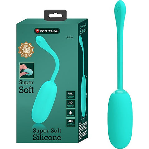 Pretty Love Julius Super Soft Silicone Love Egg Massager Seafoam - Love Eggs and Kegel Exercisers