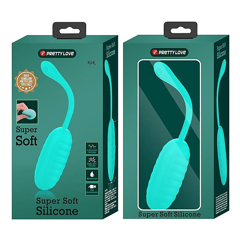 Pretty Love Kirk Super Soft Silicone Vibrating Love Egg Massager - Love Eggs and Kegel Exercisers